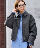 【フレームワーク/FRAMeWORK】のWOOL-STRIPEスィングトップブルゾン 人気、トレンドファッション・服の通販 founy(ファニー) ファッション Fashion レディースファッション Fashion for Women アウター Coat / Outerwear Collection ブルゾンジャケット・スポーティアウター Blouson Jackets おすすめ Recommended / Our Picks キュプラ Cupro, Eco Fabric バランス Balance, Style Balance エレガント 上品 Elegant thumbnail グレー|ID: prp329100004816544 ipo3291000000034985257