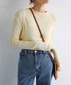 【アンドミー/andme】のテレコリブ クルーネック プルオーバー evernavy エバーネイビー 人気、トレンドファッション・服の通販 founy(ファニー) ファッション Fashion レディースファッション Fashion for Women トップス・カットソー Cut & Sew Tops カジュアルプルオーバー・ニットトップス Pullovers & Knit Tops / Casual Pullovers アクリル Acrylic Material インナー Innerwear ストレッチ Stretch, Stretchy Fabric デコルテ Décolleté, Neckline バランス Balance, Style Balance thumbnail クリーム|ID: prp329100004816545 ipo3291000000034985273