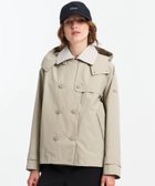 【エーグル/AIGLE】のGORE TEX ゴアテックス 防風 防水 透湿 2レイヤー ショートトレンチコート / フード脱着可 アイボリー|ID: prp329100004816550 ipo3291000000035196348