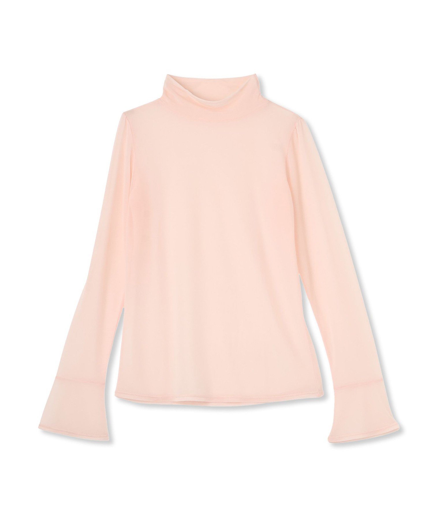 【ケティ/Ketty】のシアーハイネックカットトップス≪手洗い可能≫ インテリア・キッズ・メンズ・レディースファッション・服の通販 founy(ファニー) 　ファッション　Fashion　レディースファッション　Fashion for Women　トップス・カットソー　Cut & Sew Tops　インナー　Innerwear　春　Spring　ギャザー　Gathered, Ruffled　ショルダー　Shoulder, Shoulder Strap　スリーブ　Sleeve, Long Sleeve / Short Sleeve　長袖　Long Sleeve, Full Sleeve　フレア　Flare, Flared　ベスト　Vest, Waistcoat　ポケット　Pocket, Pocket Detail　無地　Plain, Solid Color　ロング　Long, Long-Length　S/S・春夏　SS, Spring/Summer, Warm Season　夏　Summer　ビジネス 仕事 通勤　Business / Work / Commuting　2025年　2025　2025春夏・S/S　Spring/Summer 2025 SS25　ピンク|ID: prp329100004816552 ipo3291000000034985345