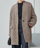 【ジャーナルスタンダード レサージュ/journal standard L'essage】の《追加3》SUPER140S/GIOLICA コクーンコート 人気、トレンドファッション・服の通販 founy(ファニー) ファッション Fashion レディースファッション Fashion for Women アウター Coat / Outerwear Collection コート・ロングコート・ピーコート Long Coats, Peacoats & More 2025年 2025 2025-2026秋冬・A/W Autumn/Winter 2025–26 AW25–26 クラシカル Classical, Vintage-Inspired シンプル Simple, Minimal チェック Check, Plaid, Tartan ツイード Twill, Twill Weave エレガント 上品 Elegant thumbnail ブラウン|ID: prp329100004816554 ipo3291000000034985353