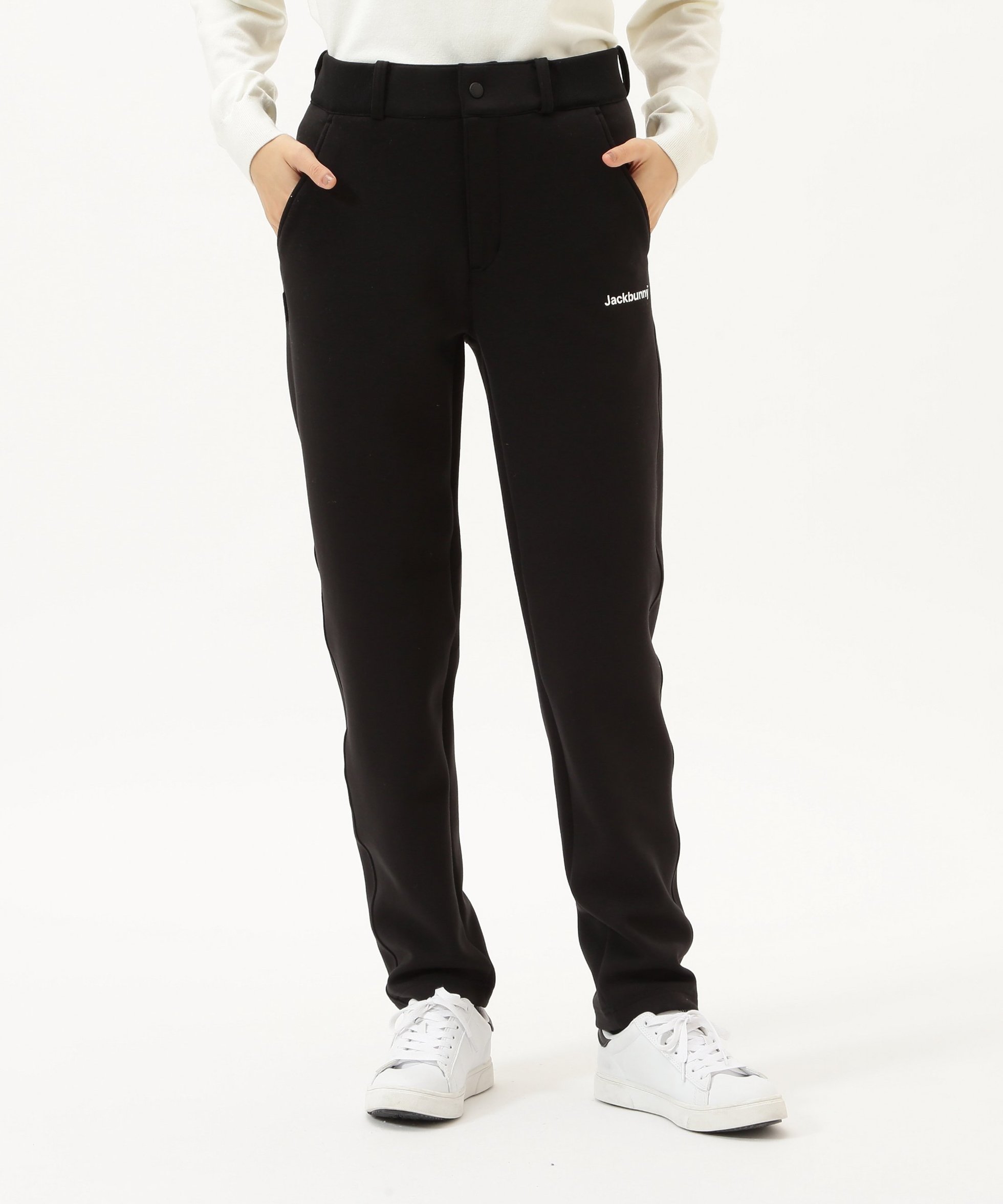 【ジャックバニー/Jack Bunny】のオクタ裏地付きダンボールスウェットパンツ インテリア・キッズ・メンズ・レディースファッション・服の通販 founy(ファニー) 　ファッション　Fashion　レディースファッション　Fashion for Women　パンツ　Pants & Trousers　ゴルフ　Golf　スタイリッシュ　Stylish, Fashionable　冬　Winter / This Winter　軽量　Lightweight, Ultra Light　ブラック|ID: prp329100004816560 ipo3291000000034985376