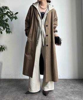 【ドゥドゥ/DouDou】のライナー付ロングトレンチコート 人気、トレンドファッション・服の通販 founy(ファニー) ファッション Fashion レディースファッション Fashion for Women アウター Coat / Outerwear Collection コート・ロングコート・ピーコート Long Coats, Peacoats & More トレンチコート / 春秋の定番アウター Trench Coats スマート Smart, Elegant 雑誌 Magazine, Fashion Magazine ベーシック Basic, Essential ライナー Liner, Inner Layer リラックス Relax, Relaxed Fit ロング Long, Long-Length A/W・秋冬 Autumn/Winter 冬 Winter / This Winter 再入荷 Restock / Back in Stock 2025年 2025 2025-2026秋冬・A/W Autumn/Winter 2025–26 AW25–26 |ID:prp329100004816565