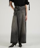 【プランク プロジェクト/PRANK PROJECT】のディフォームバギーデニムパンツ 人気、トレンドファッション・服の通販 founy(ファニー) ファッション Fashion レディースファッション Fashion for Women パンツ Pants & Trousers デニムパンツ・ジーンズ・美脚デニム Denim Jeans & Pants スタンダード Standard, Basic デニム Denim, Jeans Material フロント Front, Front Design ヴィンテージ Vintage Style thumbnail BLK|ID: prp329100004816575 ipo3291000000034985472