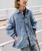 【フレームワーク/FRAMeWORK】の≪追加≫エクストララージデニムジャケット 人気、トレンドファッション・服の通販 founy(ファニー) ファッション Fashion レディースファッション Fashion for Women アウター Coat / Outerwear Collection レディースジャケット・軽アウター Jackets デニムジャケット / カジュアルアウター Denim Jackets おすすめ Recommended / Our Picks ジャケット Jacket, Outerwear スタイリッシュ Stylish, Fashionable デニム Denim, Jeans Material バランス Balance, Style Balance ワイド Wide, Wide Fit ヴィンテージ Vintage Style 再入荷 Restock / Back in Stock thumbnail ブルー A|ID: prp329100004816583 ipo3291000000034985525