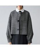 【ティアラ/Tiara】のノーカラージャケット 人気、トレンドファッション・服の通販 founy(ファニー) ファッション Fashion レディースファッション Fashion for Women アウター Coat / Outerwear Collection レディースジャケット・軽アウター Jackets ノーカラージャケット / シンプル上品コーデ Collarless Jackets シンプル Simple, Minimal ジャケット Jacket, Outerwear ツイード Twill, Twill Weave ミックス Mix, Mixed Style エレガント 上品 Elegant thumbnail ブラック×ホワイト|ID: prp329100004816586 ipo3291000000034985537