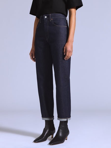 【リーバイス/Levis】のBLUETAB(TM) COLUMN ジーンズ ダークインディゴ 人気、トレンドファッション・服の通販 founy(ファニー) 　ファッション　Fashion　レディースファッション　Fashion for Women　クラシック　Classic, Timeless Style　コレクション　Collection, Seasonal Line　ジーンズ　Jeans, Denim Pants　ストレート　Straight, Straight Cut　デニム　Denim, Jeans Material　ハイライズ　High Rise, High Waist　フィット　Fit, Slim Fit　日本製　Made In Japan　 other-1|ID: prp329100004816587 ipo3291000000034985539