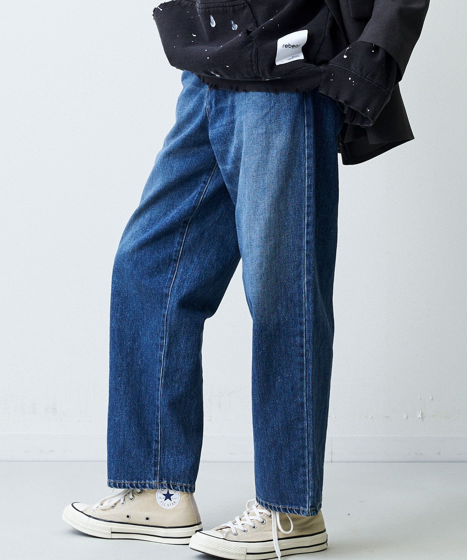 【ジョンブルプライベートラボ/Johnbull Private labo】のデニムイージーテーパードパンツ 人気、トレンドファッション・服の通販 founy(ファニー) 　ファッション　Fashion　レディースファッション　Fashion for Women　パンツ　Pants & Trousers　ヴィンテージ　Vintage Style　シンプル　Simple, Minimal　ストレート　Straight, Straight Cut　デニム　Denim, Jeans Material　ポケット　Pocket, Pocket Detail　ルーズ　Loose, Oversized　 other-1|ID: prp329100004816604 ipo3291000000034985692