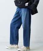 【ジョンブルプライベートラボ/Johnbull Private labo】のデニムイージーテーパードパンツ 人気、トレンドファッション・服の通販 founy(ファニー) ファッション Fashion レディースファッション Fashion for Women パンツ Pants & Trousers ヴィンテージ Vintage Style シンプル Simple, Minimal ストレート Straight, Straight Cut デニム Denim, Jeans Material ポケット Pocket, Pocket Detail ルーズ Loose, Oversized thumbnail インディゴブルー|ID: prp329100004816604 ipo3291000000034985693