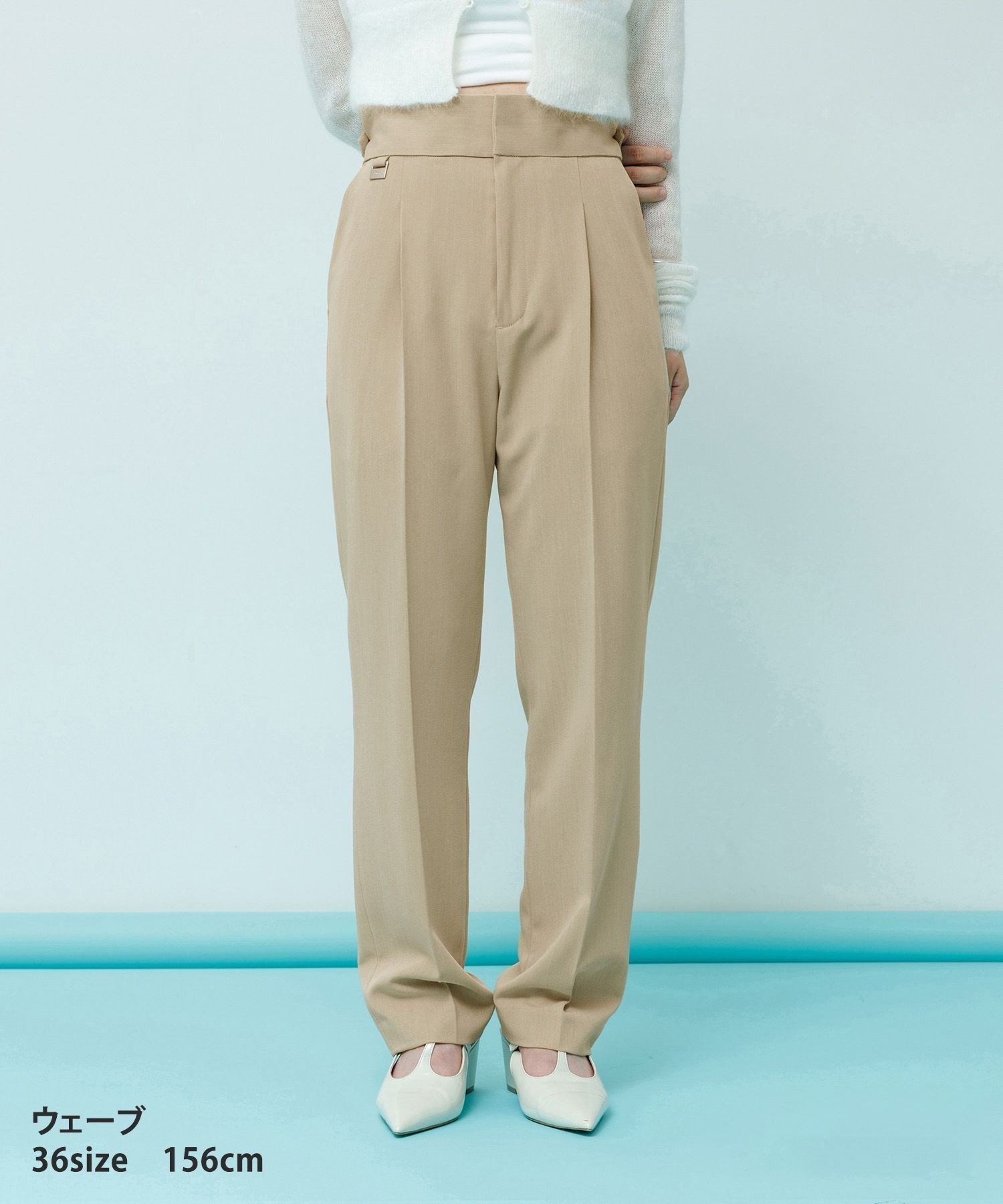 【アダム エ ロペ/ADAM ET ROPE'】の【WEB限定】骨格別スラックスパンツ(ストレート/ウェーブ/ナチュラル) インテリア・キッズ・メンズ・レディースファッション・服の通販 founy(ファニー) 　ファッション　Fashion　レディースファッション　Fashion for Women　パンツ　Pants & Trousers　ウェーブ　Wavy Pattern　コンパクト　Compact, Small Size　シンプル　Simple, Minimal　ジャケット　Jacket, Outerwear　ストレート　Straight, Straight Cut　スラックス　Slacks, Dress Pants　スリム　Slim, Slim Fit　パターン　Pattern, Design Print　フレア　Flare, Flared　フレーム　Frame, Outline　フロント　Front, Front Design　ベーシック　Basic, Essential　ポケット　Pocket, Pocket Detail　ミックス　Mix, Mixed Style　A/W・秋冬　Autumn/Winter　おすすめ　Recommended / Our Picks　2025年　2025　2025-2026秋冬・A/W　Autumn/Winter 2025–26 AW25–26　ベージュ系(28)|ID: prp329100004816609 ipo3291000000034985732