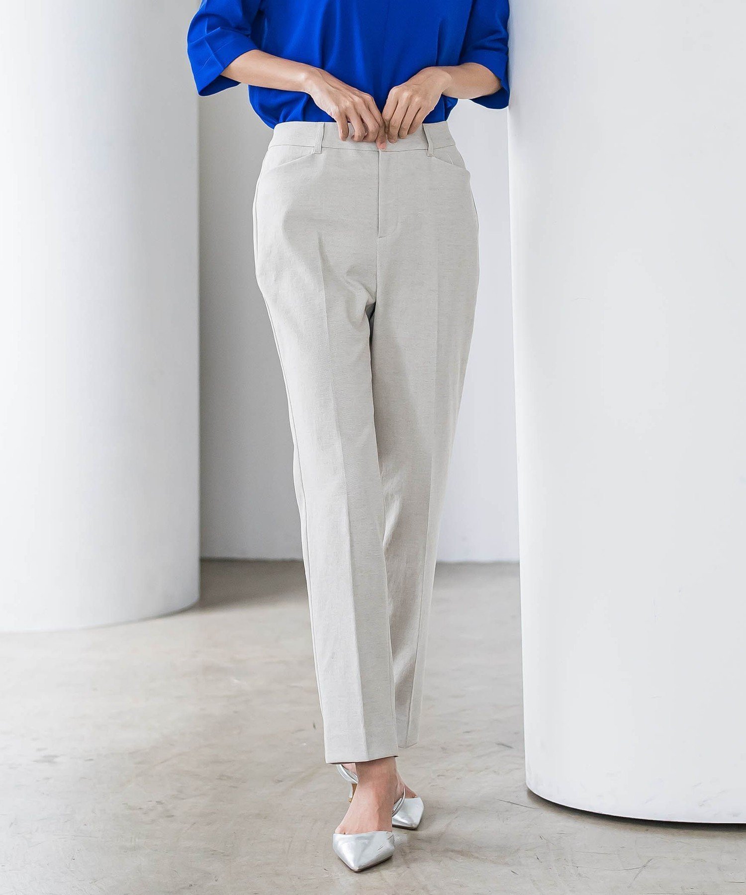 【ラ エフ/Laf…】のシェルタリングドライオックスパンツ≪洗濯機で洗える≫ 人気、トレンドファッション・服の通販 founy(ファニー) 　ファッション　Fashion　レディースファッション　Fashion for Women　パンツ　Pants & Trousers　春　Spring　洗える　Machine Washable　吸水　Absorbent, Quick-Dry　シャンブレー　Chambray, Denim-Like Fabric　ストレッチ　Stretch, Stretchy Fabric　定番　Standard, Basic Item　リネン　Linen, Linen Fabric　楽ちん　Easy Fit, Comfortable　S/S・春夏　SS, Spring/Summer, Warm Season　夏　Summer　ビジネス 仕事 通勤　Business / Work / Commuting　2025年　2025　2025春夏・S/S　Spring/Summer 2025 SS25　 other-1|ID: prp329100004816611 ipo3291000000034985747