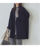 【グレディブリリアン/Gready Brilliant】のWフェイス大衿ダブルコート 人気、トレンドファッション・服の通販 founy(ファニー) ファッション Fashion レディースファッション Fashion for Women アウター Coat / Outerwear Collection コート・ロングコート・ピーコート Long Coats, Peacoats & More なめらか Smooth, Silky Texture ダブル Double, Double-Breasted ハーフ Half, Half-Length フェイス Face, Facial Design エレガント 上品 Elegant thumbnail NAV|ID: prp329100004816615 ipo3291000000034985784