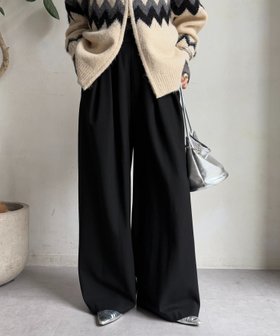 【ドゥドゥ/DouDou】の【完売カラー再追加!/冬もマイナス3キロ見え!】ウォームタックワイドパンツ 人気、トレンドファッション・服の通販 founy(ファニー) ファッション Fashion レディースファッション Fashion for Women パンツ Pants & Trousers スマート Smart, Elegant 雑誌 Magazine, Fashion Magazine フロント Front, Front Design 冬 Winter / This Winter A/W・秋冬 Autumn/Winter 再入荷 Restock / Back in Stock エレガント 上品 Elegant 2025年 2025 2025-2026秋冬・A/W Autumn/Winter 2025–26 AW25–26 |ID:prp329100004816618