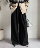 【ドゥドゥ/DouDou】の【完売カラー再追加!/冬もマイナス3キロ見え!】ウォームタックワイドパンツ 人気、トレンドファッション・服の通販 founy(ファニー) ファッション Fashion レディースファッション Fashion for Women パンツ Pants & Trousers スマート Smart, Elegant 雑誌 Magazine, Fashion Magazine フロント Front, Front Design 冬 Winter / This Winter A/W・秋冬 Autumn/Winter 再入荷 Restock / Back in Stock エレガント 上品 Elegant 2025年 2025 2025-2026秋冬・A/W Autumn/Winter 2025–26 AW25–26 thumbnail ブラックその他1|ID: prp329100004816618 ipo3291000000034985803