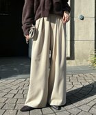 【ドゥドゥ/DouDou】の【完売カラー再追加!/冬もマイナス3キロ見え!】ウォームタックワイドパンツ 人気、トレンドファッション・服の通販 founy(ファニー) ファッション Fashion レディースファッション Fashion for Women パンツ Pants & Trousers スマート Smart, Elegant 雑誌 Magazine, Fashion Magazine フロント Front, Front Design 冬 Winter / This Winter A/W・秋冬 Autumn/Winter 再入荷 Restock / Back in Stock エレガント 上品 Elegant 2025年 2025 2025-2026秋冬・A/W Autumn/Winter 2025–26 AW25–26 thumbnail グレージュ|ID: prp329100004816618 ipo3291000000034985807