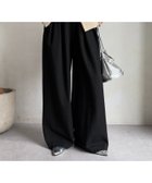 【ドゥドゥ/DouDou】の【完売カラー再追加!/冬もマイナス3キロ見え!】ウォームタックワイドパンツ 人気、トレンドファッション・服の通販 founy(ファニー) ファッション Fashion レディースファッション Fashion for Women パンツ Pants & Trousers スマート Smart, Elegant 雑誌 Magazine, Fashion Magazine フロント Front, Front Design 冬 Winter / This Winter A/W・秋冬 Autumn/Winter 再入荷 Restock / Back in Stock エレガント 上品 Elegant 2025年 2025 2025-2026秋冬・A/W Autumn/Winter 2025–26 AW25–26 thumbnail ブラック|ID: prp329100004816618 ipo3291000000034985812