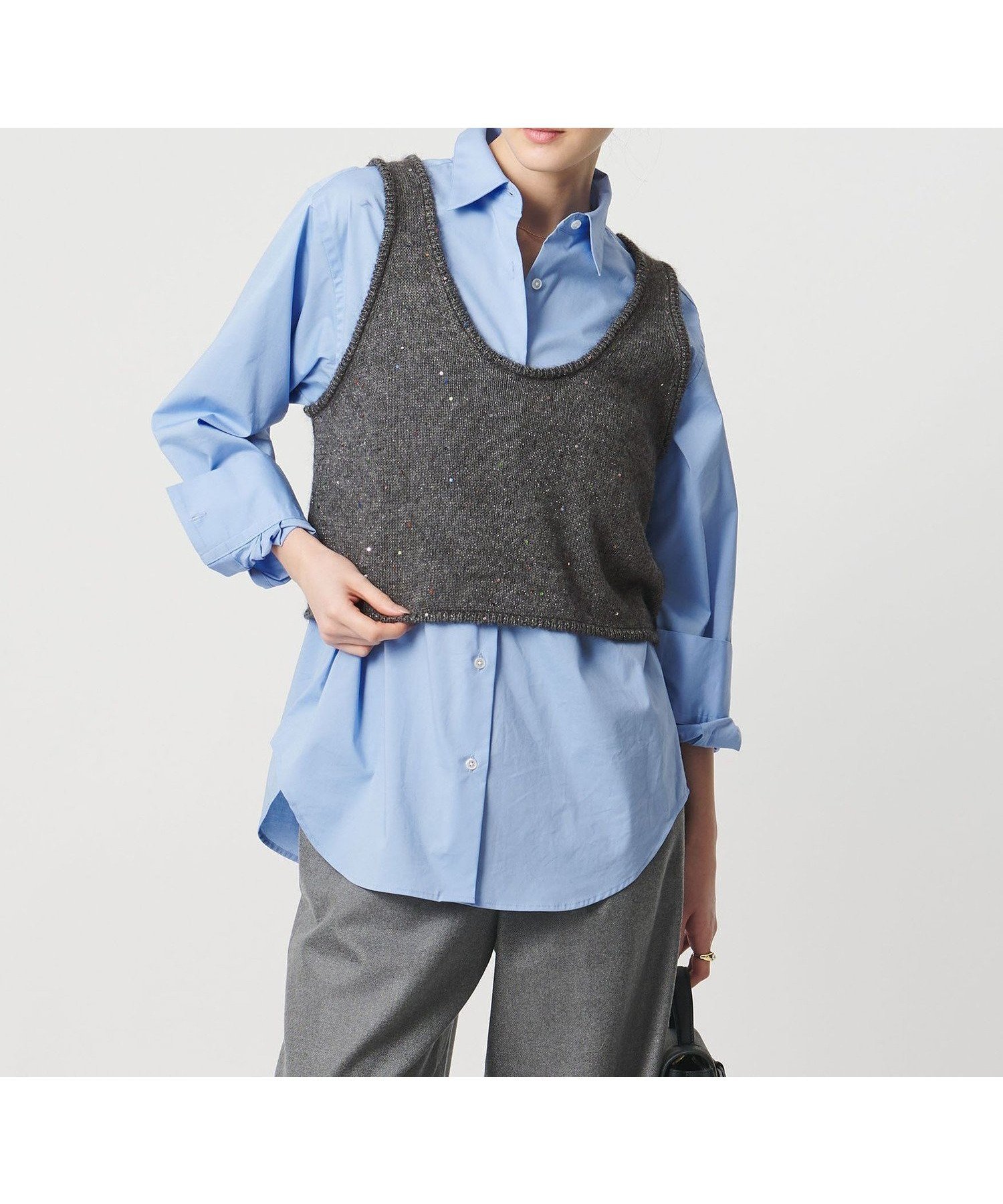 【ユナイテッドアローズ/UNITED ARROWS】のフラワー スパンコール ベスト 人気、トレンドファッション・服の通販 founy(ファニー) 　ファッション　Fashion　レディースファッション　Fashion for Women　アウター　Coat / Outerwear Collection　トップス・カットソー　Cut & Sew Tops　ベスト&ジレ / 重ね着スタイル　Vests & Gilets　インナー　Innerwear　カットソー　Cut and Sewn Top　カーディガン　Cardigan, Knitwear　コンパクト　Compact, Small Size　ジャケット　Jacket, Outerwear　スパンコール　Sequins, Sequin Embellishment　バランス　Balance, Style Balance　フラワー　Flower, Floral　ベスト　Vest, Waistcoat　おすすめ　Recommended / Our Picks　 other-1|ID: prp329100004816631 ipo3291000000034985906