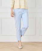 【セブンアイディコンセプト/7-IDconcept】のコットンストレッチベーシックパンツ 人気、トレンドファッション・服の通販 founy(ファニー) ファッション Fashion レディースファッション Fashion for Women パンツ Pants & Trousers シルク Silk, 100% Silk ストレッチ Stretch, Stretchy Fabric ストレート Straight, Straight Cut センター Center, Center Line パターン Pattern, Design Print ベーシック Basic, Essential ポケット Pocket, Pocket Detail 定番 Standard, Basic Item thumbnail サックス|ID: prp329100004816632 ipo3291000000034985910