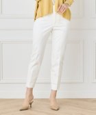 【セブンアイディコンセプト/7-IDconcept】のコットンストレッチベーシックパンツ 人気、トレンドファッション・服の通販 founy(ファニー) ファッション Fashion レディースファッション Fashion for Women パンツ Pants & Trousers シルク Silk, 100% Silk ストレッチ Stretch, Stretchy Fabric ストレート Straight, Straight Cut センター Center, Center Line パターン Pattern, Design Print ベーシック Basic, Essential ポケット Pocket, Pocket Detail 定番 Standard, Basic Item thumbnail ホワイト|ID: prp329100004816632 ipo3291000000034985912