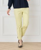 【セブンアイディコンセプト/7-IDconcept】のコットンストレッチベーシックパンツ 人気、トレンドファッション・服の通販 founy(ファニー) ファッション Fashion レディースファッション Fashion for Women パンツ Pants & Trousers シルク Silk, 100% Silk ストレッチ Stretch, Stretchy Fabric ストレート Straight, Straight Cut センター Center, Center Line パターン Pattern, Design Print ベーシック Basic, Essential ポケット Pocket, Pocket Detail 定番 Standard, Basic Item thumbnail イエロー|ID: prp329100004816632 ipo3291000000034985915