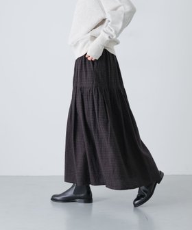 【かぐれ/kagure / URBAN RESEARCH】のギンガムティアードスカート 人気、トレンドファッション・服の通販 founy(ファニー) ファッション Fashion レディースファッション Fashion for Women スカート Skirts ティアードスカート Tiered Skirts ギャザー Gathered, Ruffled ギンガム Gingham, Gingham Fabric チェック Check, Plaid, Tartan 冬 Winter / This Winter A/W・秋冬 Autumn/Winter おすすめ Recommended / Our Picks 2025年 2025 2025-2026秋冬・A/W Autumn/Winter 2025–26 AW25–26 |ID:prp329100004816640
