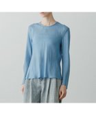 【アダム エ ロペ/ADAM ET ROPE'】の【EMOELLE】ウォッシャブルキュプラブラウス 人気、トレンドファッション・服の通販 founy(ファニー) ファッション Fashion レディースファッション Fashion for Women トップス・カットソー Cut & Sew Tops シャツ・ブラウス・オフィスカジュアル Elegant Blouses & Button-Ups インナー Innerwear カッティング Cutting Detail キュプラ Cupro, Eco Fabric シアー Sheer, See-Through シンプル Simple, Minimal ジャケット Jacket, Outerwear ダブル Double, Double-Breasted フィット Fit, Slim Fit フォーマル Formal, Dressy ワンポイント One Point, Statement Accent エレガント 上品 Elegant thumbnail サックス(48)|ID: prp329100004816641 ipo3291000000034986000