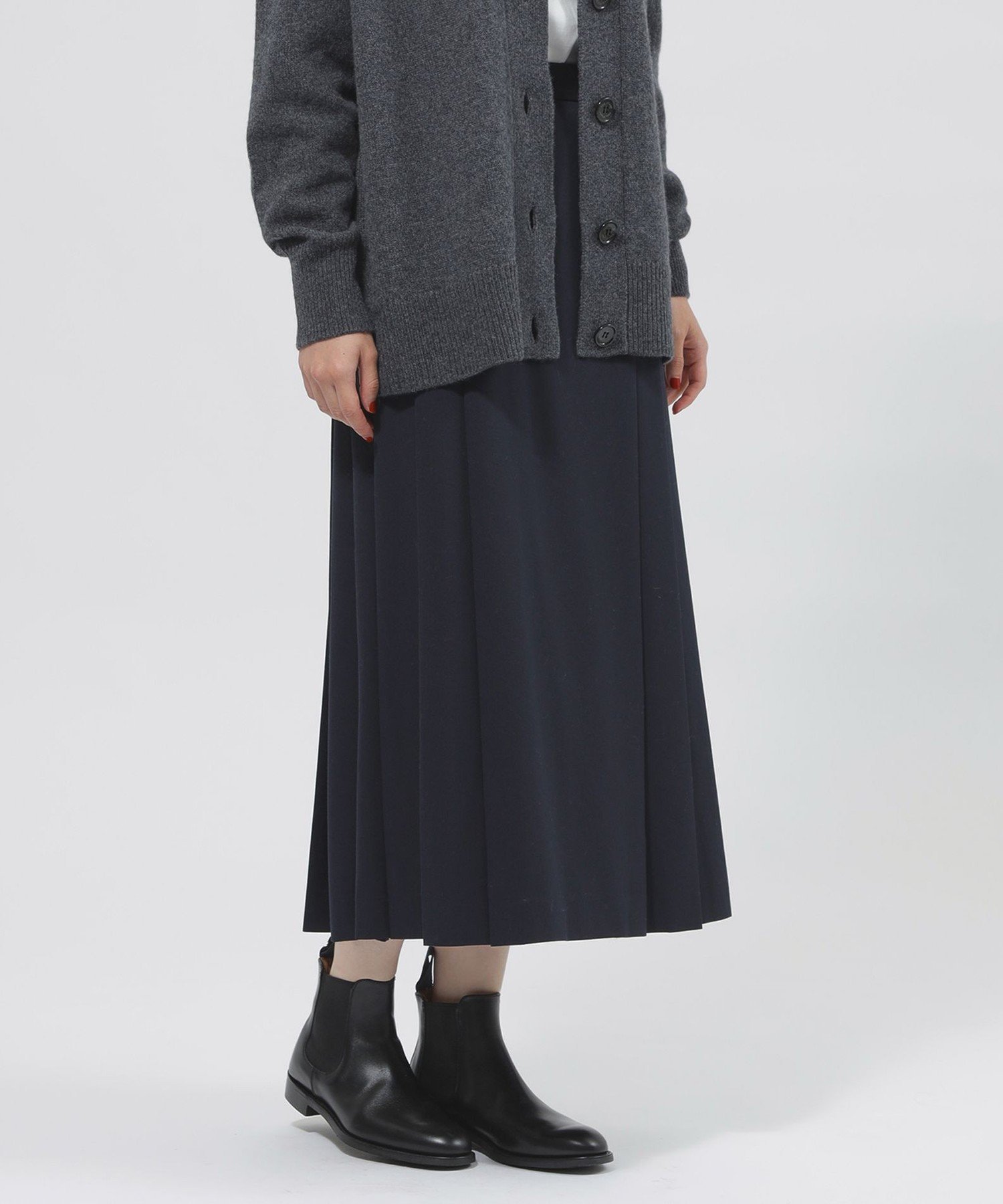 【ポール スチュアート/Paul Stuart】の【Precious掲載】2WAYストレッチツイル スカート インテリア・キッズ・メンズ・レディースファッション・服の通販 founy(ファニー) 　雑誌掲載アイテム　Magazine Picks & Fashion Features　ファッション雑誌　Fashion Magazines　プレシャス　Precious　ファッション　Fashion　レディースファッション　Fashion for Women　スカート　Skirts　ウォッシャブル　Machine Washable　エレガント 上品　Elegant　クラシカル　Classical, Vintage-Inspired　プリーツ　Pleats, Pleated　雑誌　Magazine, Fashion Magazine　ネイビー|ID: prp329100004816644 ipo3291000000034986039