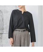 【ロートレ アモン/LAUTRE AMONT】の両面起毛キーネックブラウス WEB限定11号サイズ 人気、トレンドファッション・服の通販 founy(ファニー) ファッション Fashion レディースファッション Fashion for Women トップス・カットソー Cut & Sew Tops シャツ・ブラウス・オフィスカジュアル Elegant Blouses & Button-Ups 秋 Autumn ジャケット Jacket, Outerwear セットアップ Set-Up, Coordinated Outfit ワイド Wide, Wide Fit A/W・秋冬 Autumn/Winter おすすめ Recommended / Our Picks エレガント 上品 Elegant ビジネス 仕事 通勤 Business / Work / Commuting 2025年 2025 2025-2026秋冬・A/W Autumn/Winter 2025–26 AW25–26 thumbnail ブラック|ID: prp329100004816645 ipo3291000000034986057