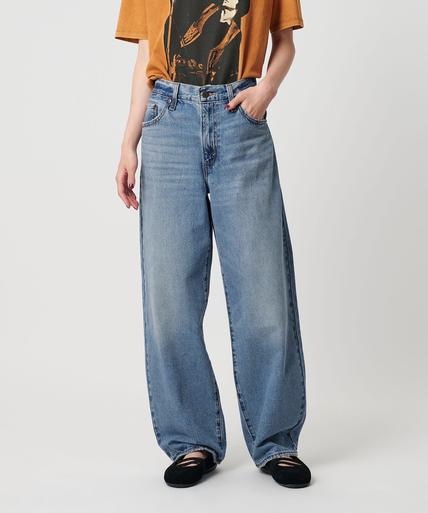 【ビューティ&ユース ユナイテッドアローズ/BEAUTY&YOUTH / UNITED ARROWS】の【国内EXCLUSIVE】 Levi s BAGGY DAD デニムパンツ インテリア・キッズ・メンズ・レディースファッション・服の通販 founy(ファニー) 　ファッション　Fashion　レディースファッション　Fashion for Women　パンツ　Pants & Trousers　デニムパンツ・ジーンズ・美脚デニム　Denim Jeans & Pants　ヴィンテージ　Vintage Style　キャンバス　Canvas, Canvas Fabric　コンパクト　Compact, Small Size　ジーンズ　Jeans, Denim Pants　ストレート　Straight, Straight Cut　デニム　Denim, Jeans Material　人気　Popular, Best Seller　リラックス　Relax, Relaxed Fit　COBALT|ID: prp329100004816655 ipo3291000000034986151