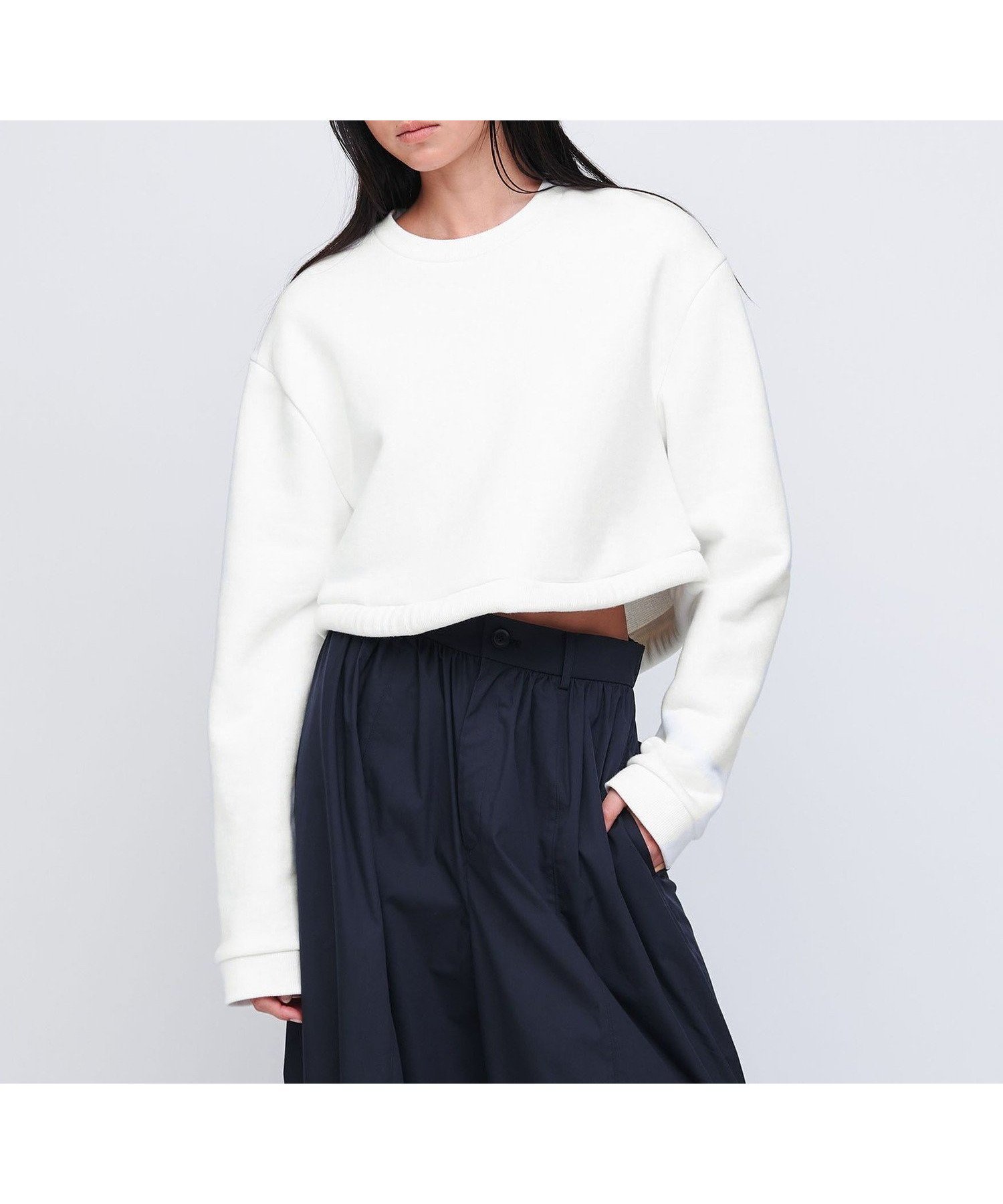 【ユナイテッドアローズ/UNITED ARROWS】のAEWEN MATOPH パフ リブ スウェット 人気、トレンドファッション・服の通販 founy(ファニー) 　ファッション　Fashion　レディースファッション　Fashion for Women　トップス・カットソー　Cut & Sew Tops　レディースパーカー・カジュアルフーディー　Casual Hoodies & Sweatshirts　スウェット・クルーネックトップス　Sweatshirts & Crewnecks / Relaxed Fit Sweat Tops　サテン　Satin, Glossy Fabric　ショート　Short, Short Length　シンプル　Simple, Minimal　ジャカード／ジャガード　Jacquard, Woven Pattern　スウェット / スエット　Sweatshirt, Sweatwear　タイトスカート　Pencil Skirt, Tight Skirt　テレコ　Ribbed, Rib Stitch　ボトム　Bottoms, Lower Wear　ワイド　Wide, Wide Fit　アウトレット　Outlet / Clearance　おすすめ　Recommended / Our Picks　 other-1|ID: prp329100004816660 ipo3291000000034986197