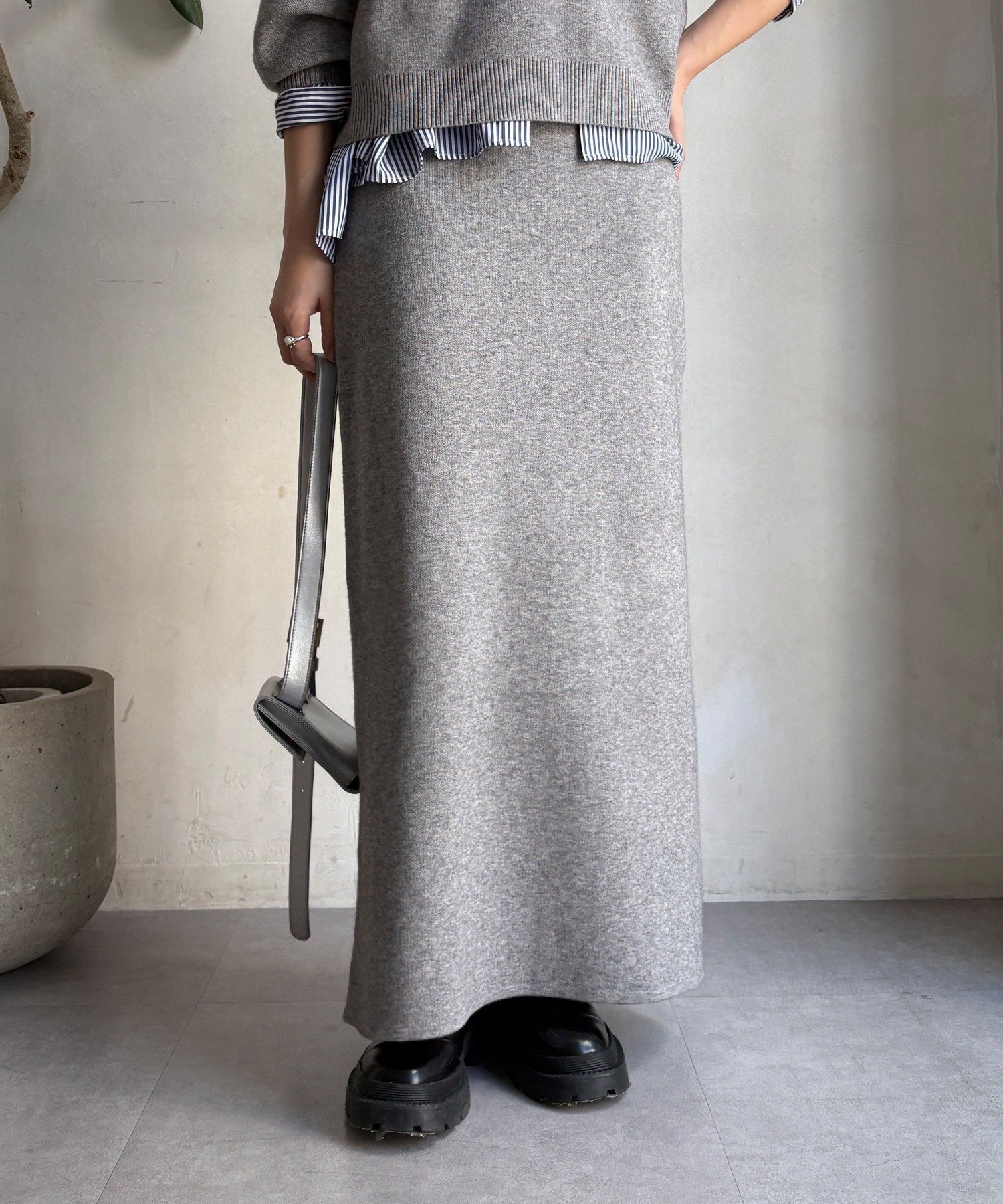 【ドゥドゥ/DouDou】の【セットアップ対応/WEB限定】ニットタイトスカート 人気、トレンドファッション・服の通販 founy(ファニー) 　ファッション　Fashion　レディースファッション　Fashion for Women　セットアップ　Matching Sets　スカート・ミニ/ミディ/マキシ　Skirts / Mini, Midi & Maxi Skirts　シンプル　Simple, Minimal　スマート　Smart, Elegant　セットアップ　Set-Up, Coordinated Outfit　タンク　Tank Top, Sleeveless Top　フィット　Fit, Slim Fit　A/W・秋冬　Autumn/Winter　冬　Winter / This Winter　再入荷　Restock / Back in Stock　2025年　2025　2025-2026秋冬・A/W　Autumn/Winter 2025–26 AW25–26　 other-1|ID: prp329100004816665 ipo3291000000034986223