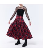 【ラエミューズ/LAEMUSE】のチェックフレアスカート《セットアップ対応》 レッド|ID: prp329100004816666 ipo3291000000034986231