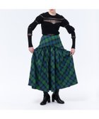 【ラエミューズ/LAEMUSE】のチェックフレアスカート《セットアップ対応》 ブルー|ID: prp329100004816666 ipo3291000000034986232