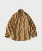 【フォーティファイブ アール/45R】の薄バックサテンの908ダッファーシャツ 人気、トレンドファッション・服の通販 founy(ファニー) ファッション Fashion レディースファッション Fashion for Women トップス・カットソー Cut & Sew Tops シャツ・ブラウス・オフィスカジュアル Elegant Blouses & Button-Ups バッグ Bags サテン Satin, Glossy Fabric ポケット Pocket, Pocket Detail ミリタリー Military, Army Style メタル Metal, Metal Parts thumbnail 玄米|ID: prp329100004816668 ipo3291000000034986238