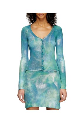 【ディーゼル/DIESEL】のウィメンズ カーディガン M-ISOTTA 人気、トレンドファッション・服の通販 founy(ファニー) ファッション Fashion レディースファッション Fashion for Women トップス・カットソー Cut & Sew Tops カーディガン・羽織り Layered Style Cardigans おすすめ Recommended / Our Picks カーディガン Cardigan, Knitwear ストレッチ Stretch, Stretchy Fabric プリント Print, Printed Pattern ラグジュアリー Luxury, Elegant |ID:prp329100004816669