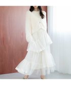 【ノエラ/Noela】のチュールフリルスカート オフホワイト|ID: prp329100004816676 ipo3291000000035080004