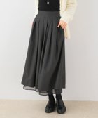 【アーバンリサーチ ロッソ/URBAN RESEARCH ROSSO】のF by ROSSO ツイードライクフレアスカート 人気、トレンドファッション・服の通販 founy(ファニー) ファッション Fashion レディースファッション Fashion for Women スカート Skirts Aライン・フレアスカート A-Line & Flared Skirts シアー Sheer, See-Through ストライプ Stripe, Striped Pattern ミックス Mix, Mixed Style A/W・秋冬 Autumn/Winter 冬 Winter / This Winter 2025年 2025 2025-2026秋冬・A/W Autumn/Winter 2025–26 AW25–26 thumbnail チャコールグレー|ID: prp329100004816682 ipo3291000000034986328