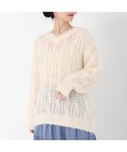 【ストロベリーフィールズ/STRAWBERRY FIELDS】のレース編みシャギーニット 人気、トレンドファッション・服の通販 founy(ファニー) ファッション Fashion レディースファッション Fashion for Women トップス・カットソー Cut & Sew Tops ニット Knit Tops & Sweaters レース Lace, Lace Fabric thumbnail ピンクベージュ|ID: prp329100004816697 ipo3291000000034986463