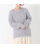 【ストロベリーフィールズ/STRAWBERRY FIELDS】のレース編みシャギーニット 人気、トレンドファッション・服の通販 founy(ファニー) ファッション Fashion レディースファッション Fashion for Women トップス・カットソー Cut & Sew Tops ニット Knit Tops & Sweaters レース Lace, Lace Fabric thumbnail サックス2|ID: prp329100004816697 ipo3291000000034986464