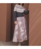 【ノエラ/Noela】のシアー切り替えフレアスカート ピンク|ID: prp329100004816721 ipo3291000000035166397