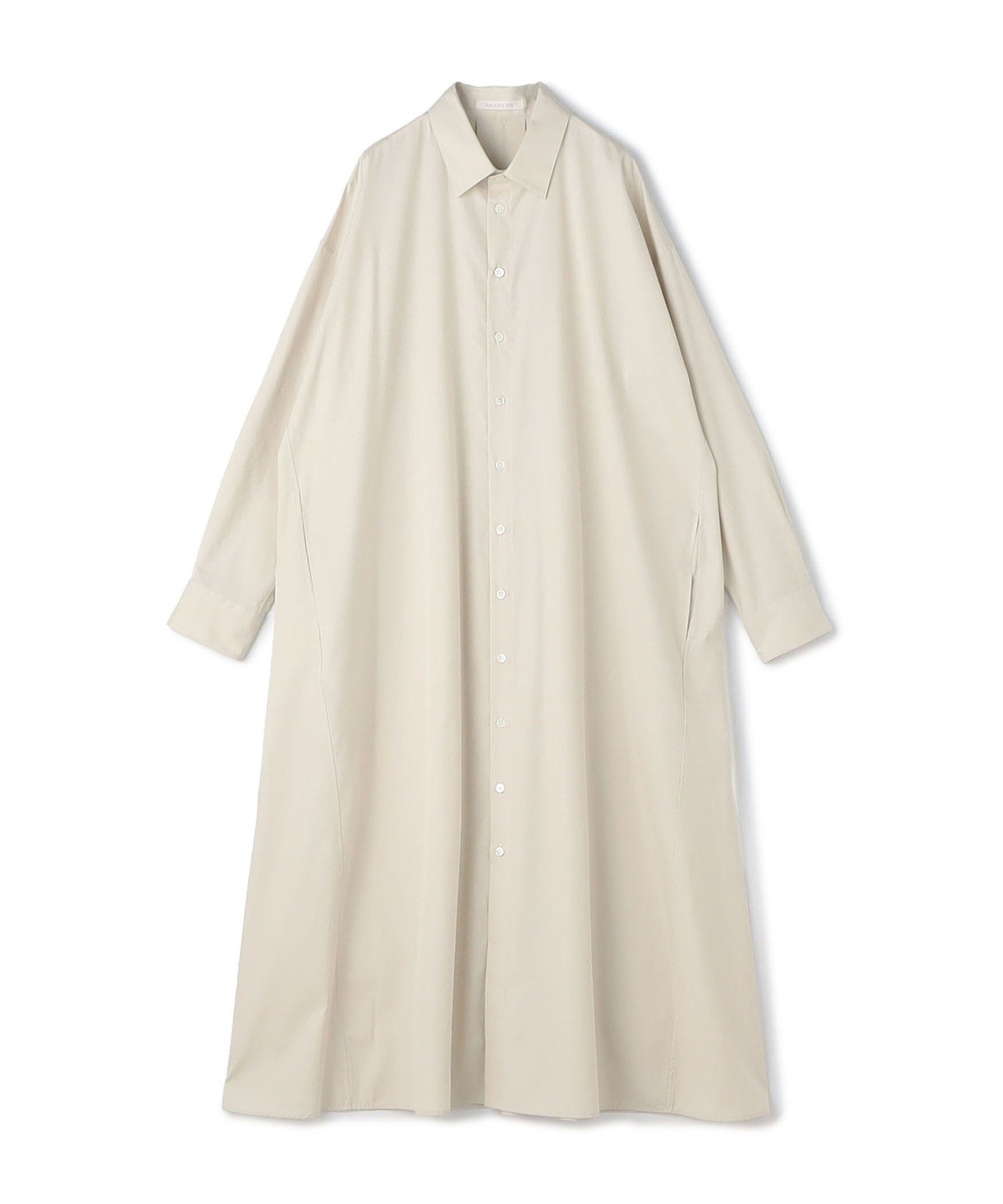 【トゥモローランド/TOMORROWLAND】のスムースドライコットン バックタックシャツワンピース インテリア・キッズ・メンズ・レディースファッション・服の通販 founy(ファニー) 　ファッション　Fashion　レディースファッション　Fashion for Women　ワンピース　Dresses　シャツワンピース / 1枚で着映えコーデ　Shirt Dresses　イタリア　Italy　フロント　Front, Front Design　13 ライトグレー|ID: prp329100004816728 ipo3291000000034986792