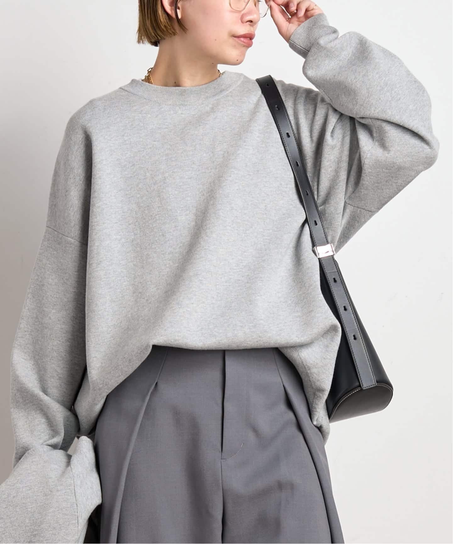 【エーピーストゥディオ/AP STUDIO】のコットンカシミヤリラックスプルオーバー 人気、トレンドファッション・服の通販 founy(ファニー) 　ファッション　Fashion　レディースファッション　Fashion for Women　トップス・カットソー　Cut & Sew Tops　カジュアルプルオーバー・ニットトップス　Pullovers & Knit Tops / Casual Pullovers　スウェット / スエット　Sweatshirt, Sweatwear　スマート　Smart, Elegant　リラックス　Relax, Relaxed Fit　 other-1|ID: prp329100004816732 ipo3291000000034986842