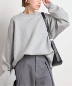 【エーピーストゥディオ/AP STUDIO】のコットンカシミヤリラックスプルオーバー 人気、トレンドファッション・服の通販 founy(ファニー) ファッション Fashion レディースファッション Fashion for Women トップス・カットソー Cut & Sew Tops カジュアルプルオーバー・ニットトップス Pullovers & Knit Tops / Casual Pullovers スウェット / スエット Sweatshirt, Sweatwear スマート Smart, Elegant リラックス Relax, Relaxed Fit thumbnail グレーA|ID: prp329100004816732 ipo3291000000034986844