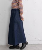 【プードゥドゥ/POU DOU DOU】のペインタースカート 人気、トレンドファッション・服の通販 founy(ファニー) ファッション Fashion レディースファッション Fashion for Women スカート Skirts スマート Smart, Elegant デニム Denim, Jeans Material ポケット Pocket, Pocket Detail ミリタリー Military, Army Style ループ Loop, Loop Knit thumbnail インディゴ|ID: prp329100004816737 ipo3291000000034986879