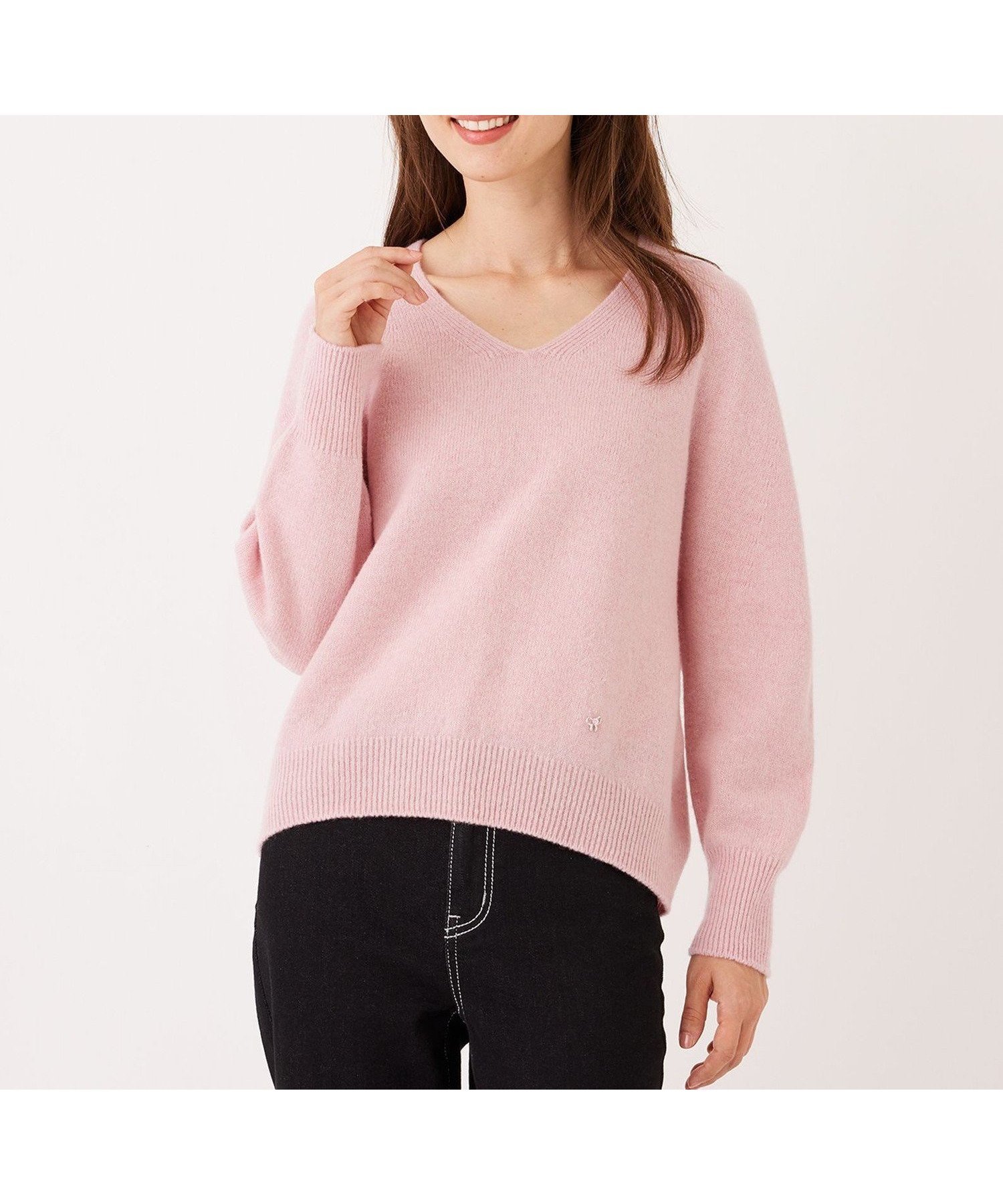 【トゥー ビー シック/TO BE CHIC】のクーマラム ボリュームニット インテリア・キッズ・メンズ・レディースファッション・服の通販 founy(ファニー) 　ファッション　Fashion　レディースファッション　Fashion for Women　トップス・カットソー　Cut & Sew Tops　ニット　Knit Tops & Sweaters　ホールガーメント　WholeGarment, Seamless Knit　ピンク|ID: prp329100004816740 ipo3291000000034986893