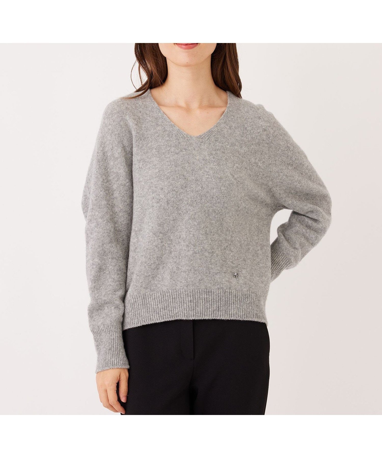 【トゥー ビー シック/TO BE CHIC】のクーマラム ボリュームニット インテリア・キッズ・メンズ・レディースファッション・服の通販 founy(ファニー) 　ファッション　Fashion　レディースファッション　Fashion for Women　トップス・カットソー　Cut & Sew Tops　ニット　Knit Tops & Sweaters　ホールガーメント　WholeGarment, Seamless Knit　グレー|ID: prp329100004816740 ipo3291000000034986894