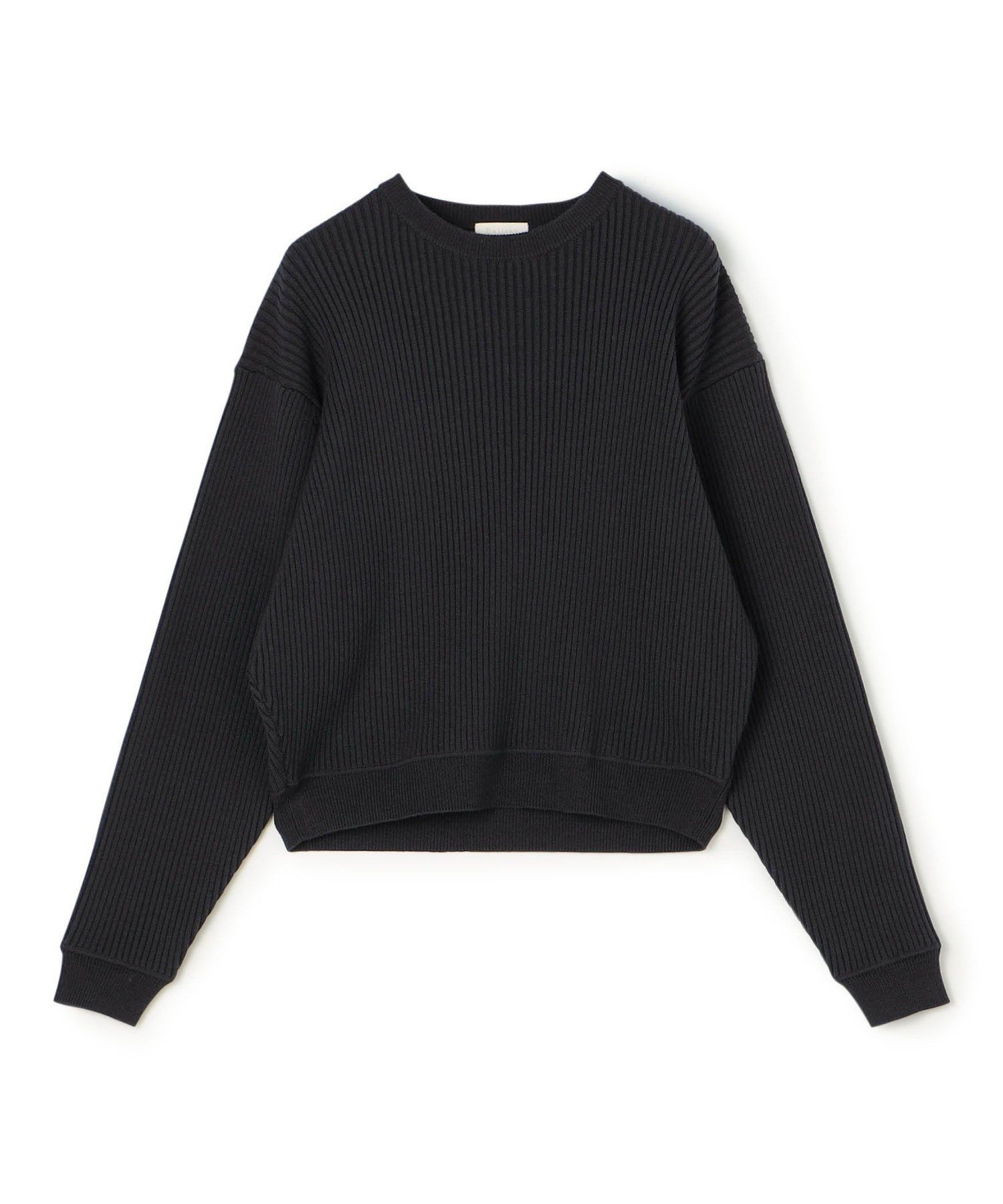 【トゥモローランド/TOMORROWLAND】のウールポリエステルストレッチリブ クルーネックプルオーバー インテリア・キッズ・メンズ・レディースファッション・服の通販 founy(ファニー) 　ファッション　Fashion　レディースファッション　Fashion for Women　トップス・カットソー　Cut & Sew Tops　カジュアルプルオーバー・ニットトップス　Pullovers & Knit Tops / Casual Pullovers　コンパクト　Compact, Small Size　バランス　Balance, Style Balance　ベーシック　Basic, Essential　ワイド　Wide, Wide Fit　冬　Winter / This Winter　17 ダークグレー|ID: prp329100004816744 ipo3291000000034986930