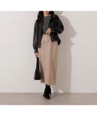 【プロポーション ボディドレッシング/PROPORTION BODY DRESSING】のダンボールフェイクスエードタイトスカート 25AW 人気、トレンドファッション・服の通販 founy(ファニー) ファッション Fashion レディースファッション Fashion for Women スカート Skirts 2025年 2025 2025-2026秋冬・A/W Autumn/Winter 2025–26 AW25–26 スリット Slit, Slit Detail タイトスカート Pencil Skirt, Tight Skirt フロント Front, Front Design thumbnail ベージュ|ID: prp329100004816747 ipo3291000000034986954