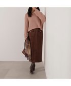 【プロポーション ボディドレッシング/PROPORTION BODY DRESSING】のダンボールフェイクスエードタイトスカート 25AW 人気、トレンドファッション・服の通販 founy(ファニー) ファッション Fashion レディースファッション Fashion for Women スカート Skirts 2025年 2025 2025-2026秋冬・A/W Autumn/Winter 2025–26 AW25–26 スリット Slit, Slit Detail タイトスカート Pencil Skirt, Tight Skirt フロント Front, Front Design thumbnail ブラウン|ID: prp329100004816747 ipo3291000000034986955