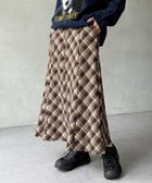 【シーピーシーエム/CPCM】のチェック柄マーメイドスカート 人気、トレンドファッション・服の通販 founy(ファニー) ファッション Fashion レディースファッション Fashion for Women スカート Skirts 今季 This Season, Current Season 切替 Switching, Contrast Panel スニーカー Sneakers, Trainers チェック Check, Plaid, Tartan トレンド Trend, Trending Now トレーナー Sweatshirt, Trainer ビッグ Big, Oversized フリンジ Fringe, Tassel マーメイド Mermaid, Fishtail Silhouette リラックス Relax, Relaxed Fit 冬 Winter / This Winter thumbnail ブラウン|ID: prp329100004816749 ipo3291000000034986970